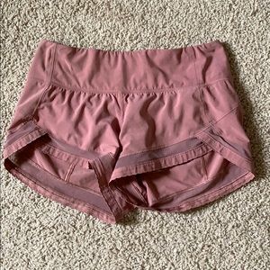 Lululemon time to sweat short RARE dusty pink